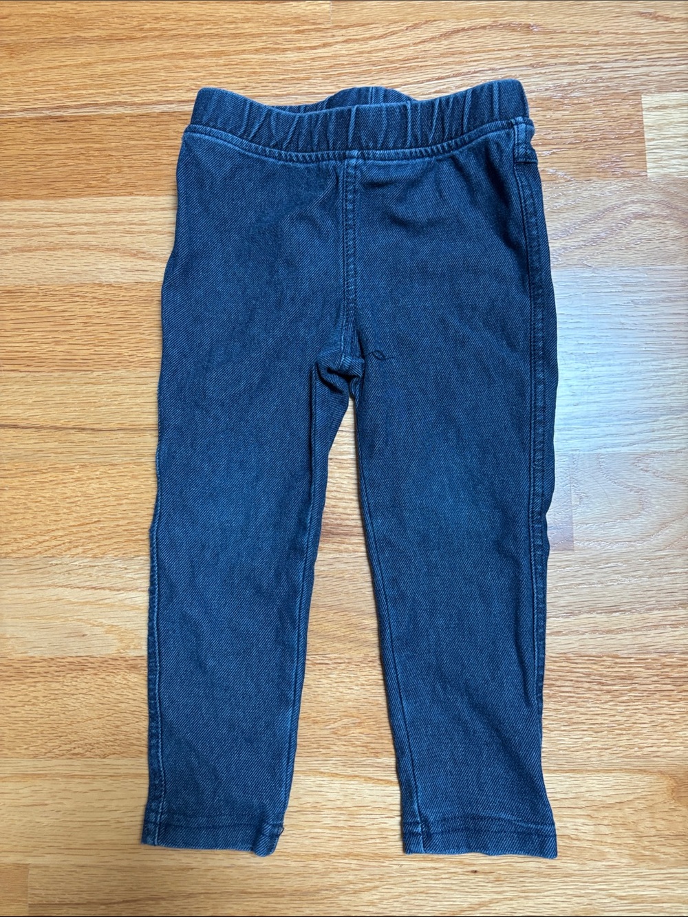 Tea Collection Girls' Dark Blue Knit Denim Leggings